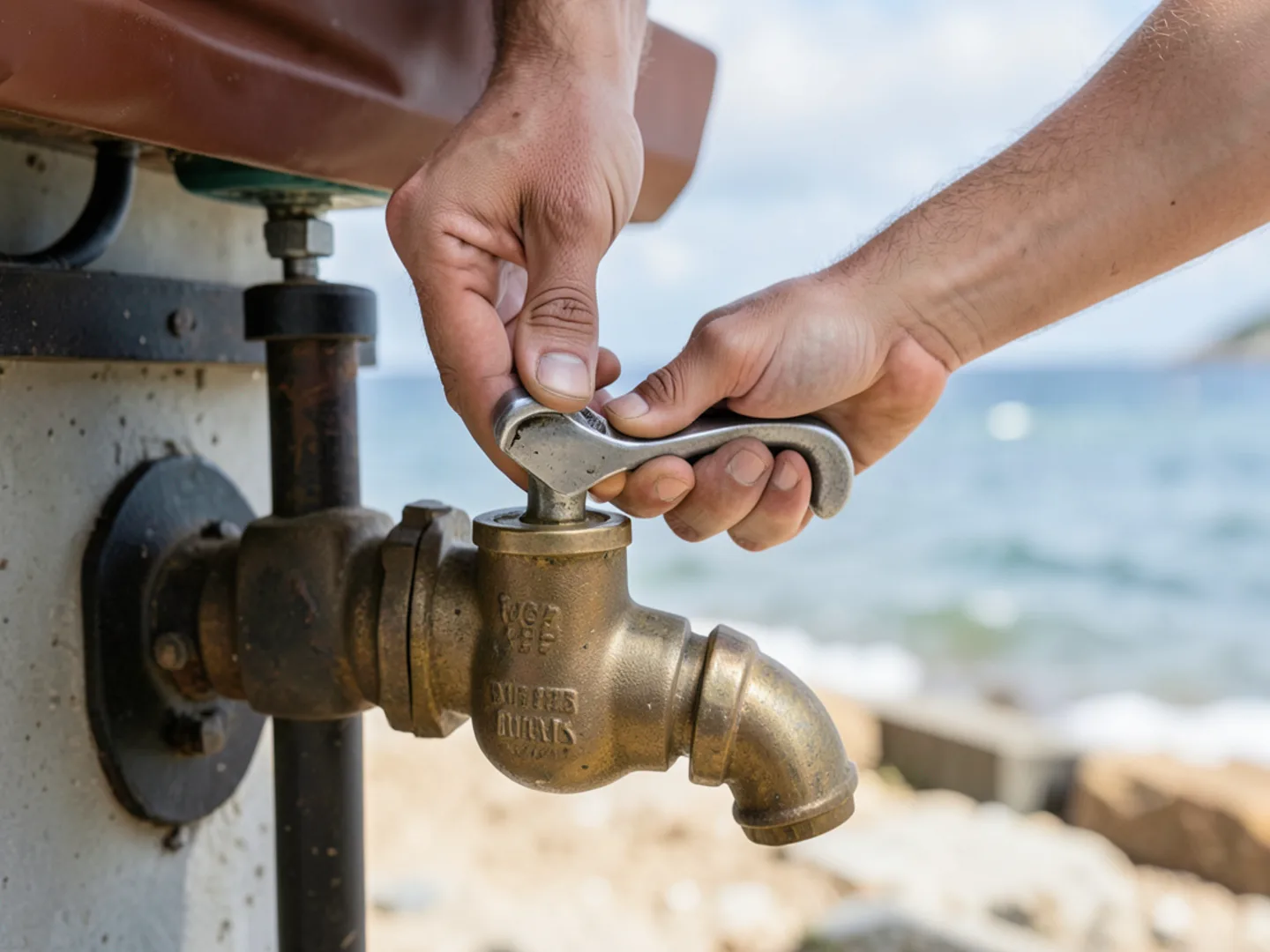 Final pressure and flow testing following backflow testing & prevention