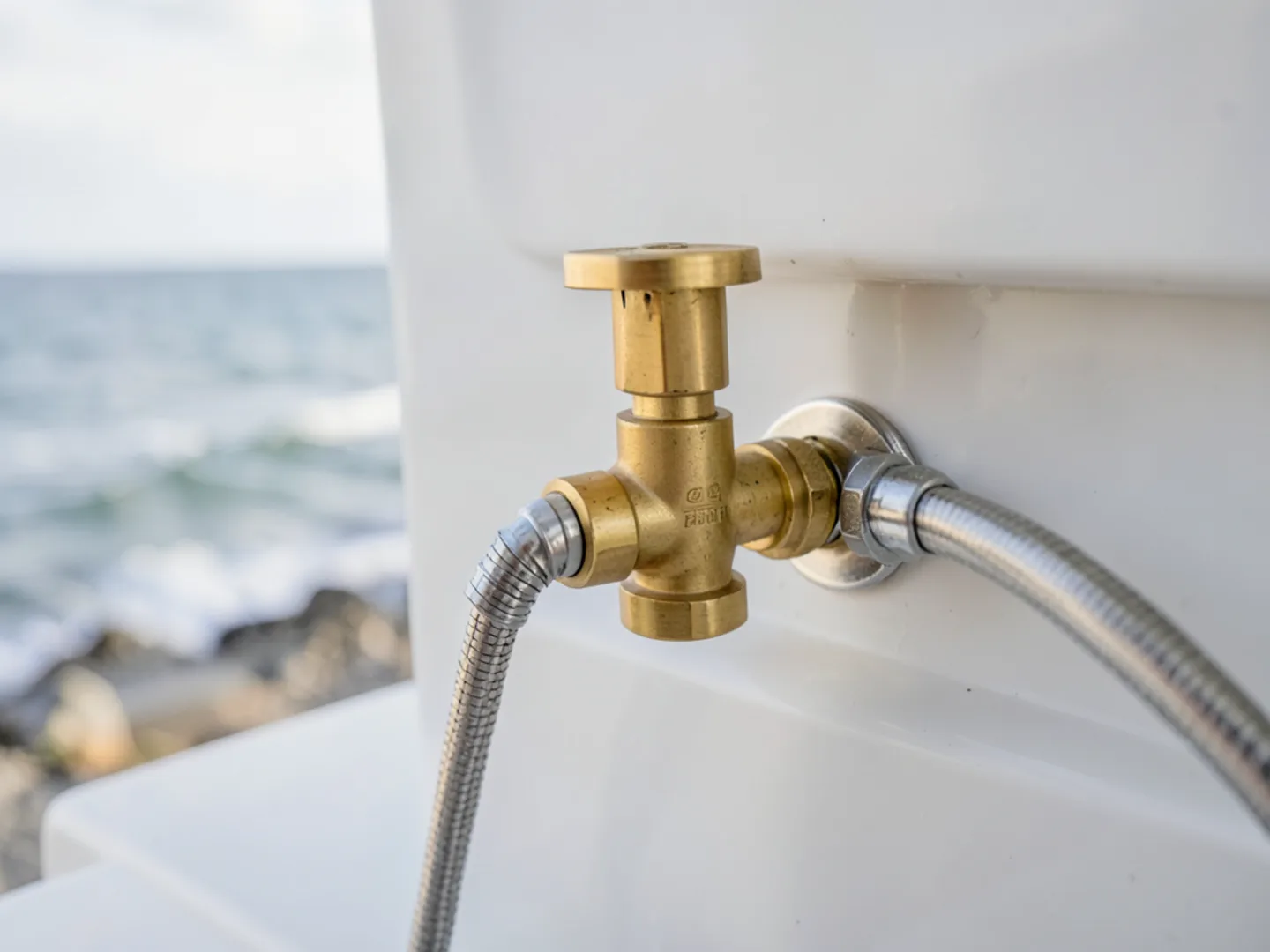 Final pressure and flow testing following bathroom plumbing & fixture installation