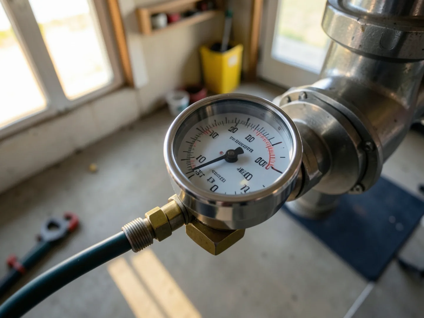 Licensed plumber performing gas leak detection & repair using code compliant materials