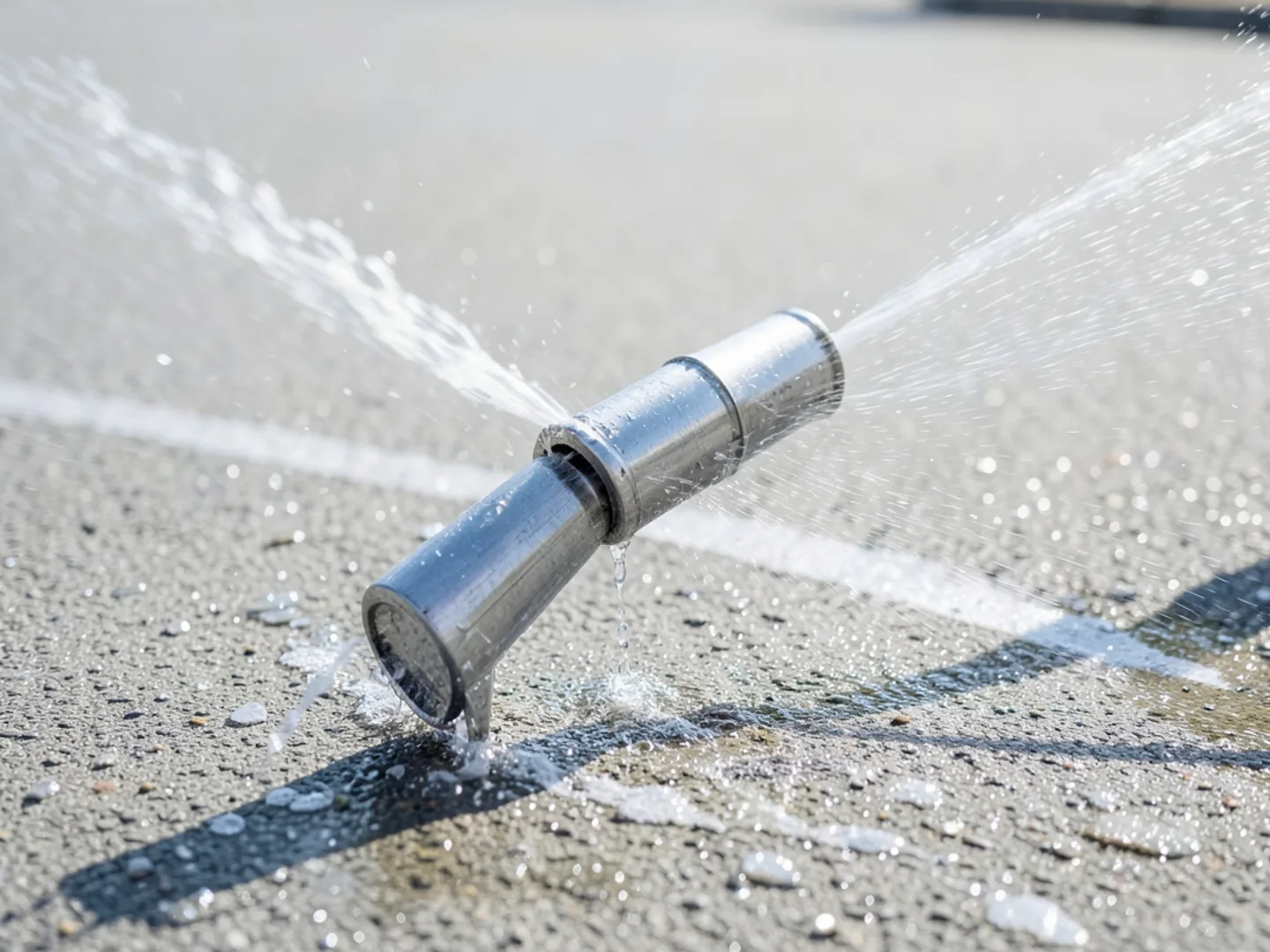 Final pressure and flow testing following hydro jetting & sewer cleaning