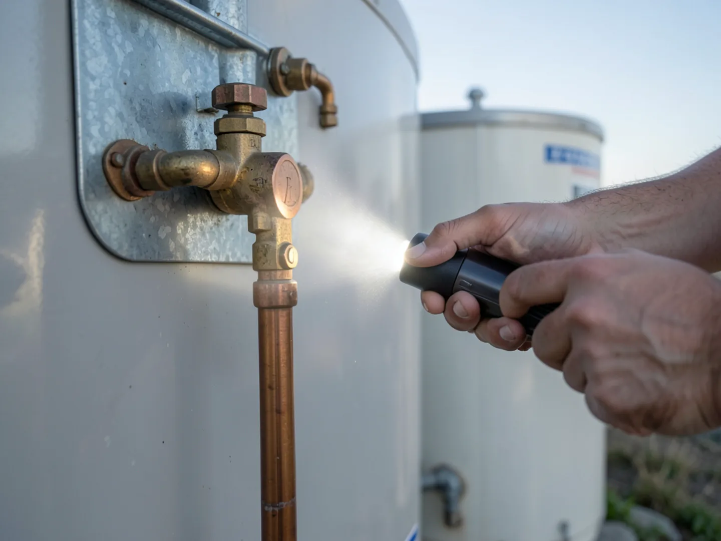 Diagnostic inspection for whole-house plumbing inspection in San Clemente home