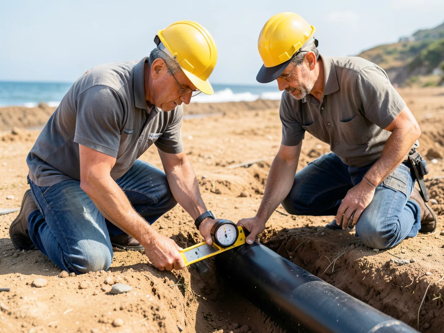 Diagnostic inspection for sewer line repair in San Clemente home