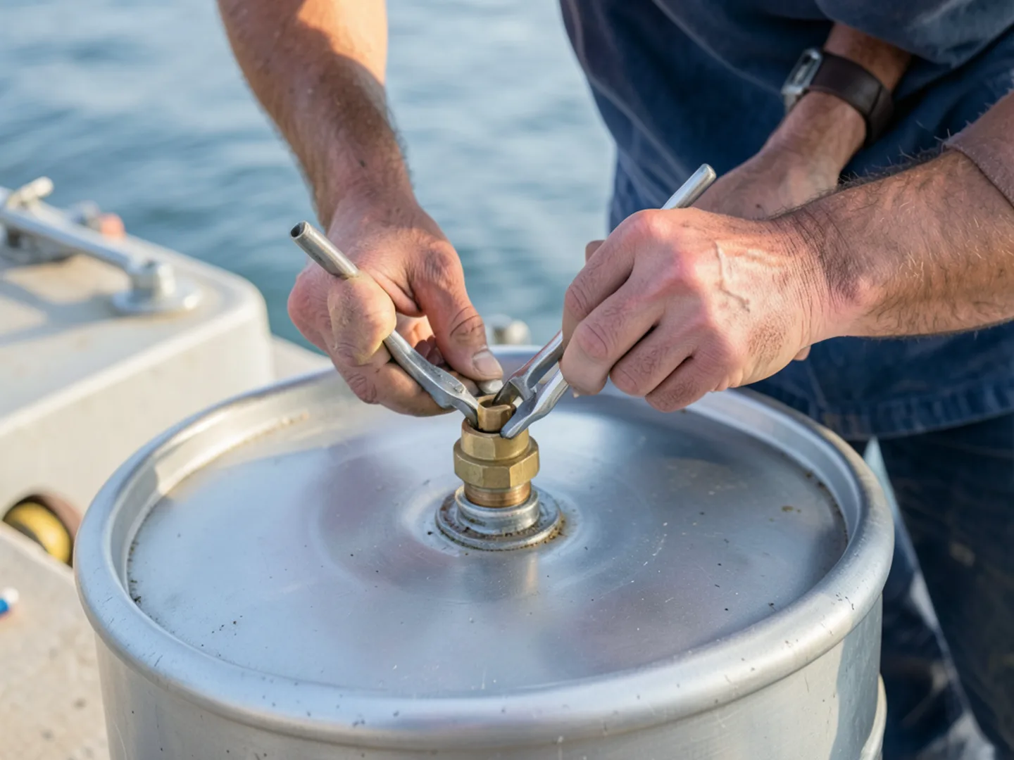 Final pressure and flow testing following water heater installation